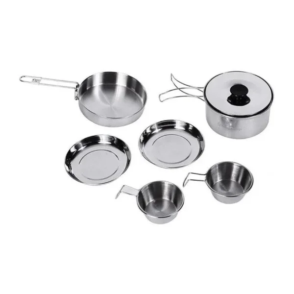 Kingcamp Backpacker III Silver 2 Kişilik Yemek Seti