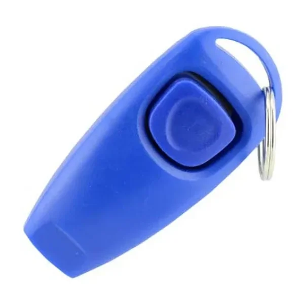 Köpek Eğitimi için Düdüklü Clicker 6 cm. Mavi