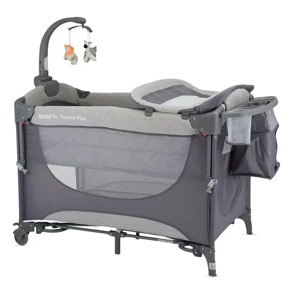 Kraft Denver Plus Açık Gri 63x105 cm Anne Yanı Oyun Parkı