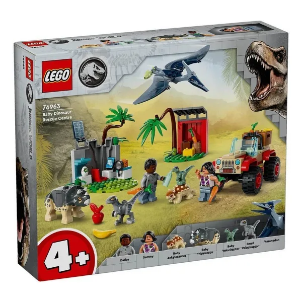 Lego 76963 Jurassic World Yavru Dinozor Kurtarma Merkezi