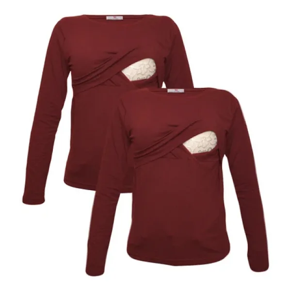 LuvmaBelly MYRA2703_2707 Emzirme tshirt seti