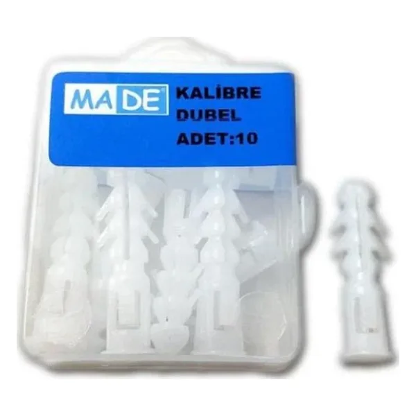 MADE Kalibre Dübel 8 mm 10 ADET