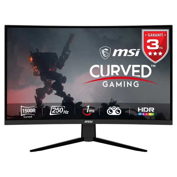 MSI G32C4X 31.5" 1 ms Full HD Curved 250 Hz Oyuncu Monitörü