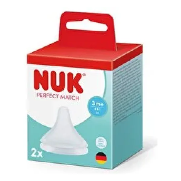 Nuk Perfect Match M 2'li Silikon Biberon Emziği