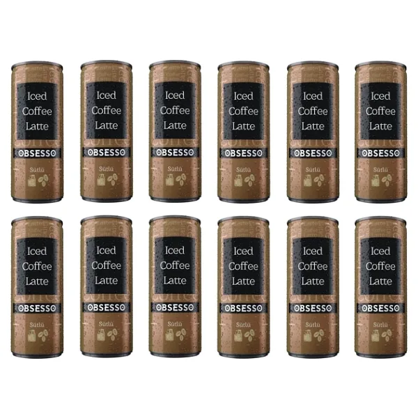 Obsesso Sutlu Soguk Kahve 250 Ml X 12 Adet