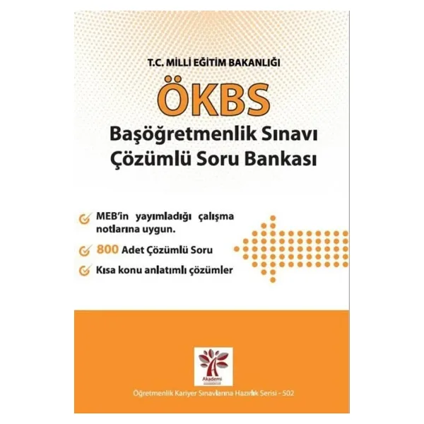 ÖKBS Başöğretmenlik Sınavı Çözümlü Soru Bankası