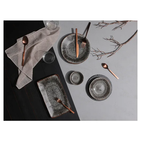 Porland Stoneware Iris 11 Parça 4 Kişilik Kahvaltı Takımı 04SWA000300