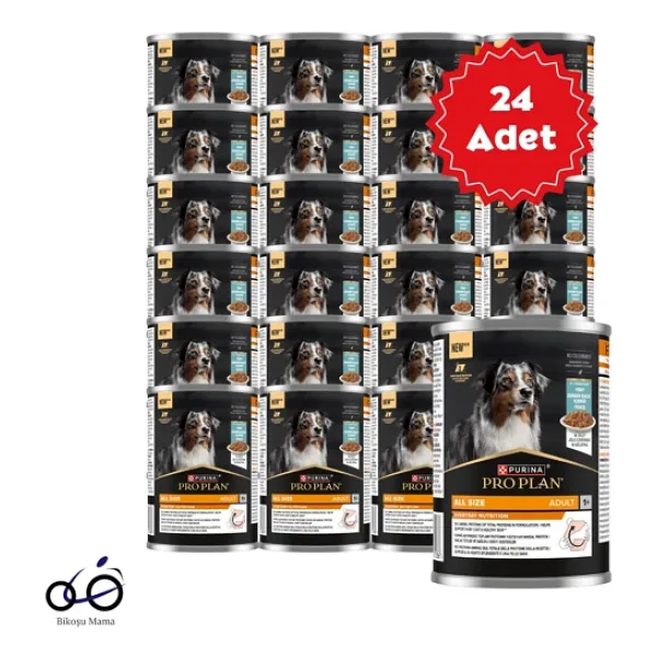 Pro Plan Jöle İçinde Balıklı Yetişkin Köpek Konservesi 400grX24 Adet
