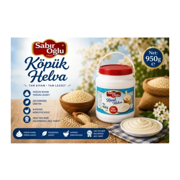 Sabıroğlu 950 gr Köpük Helva