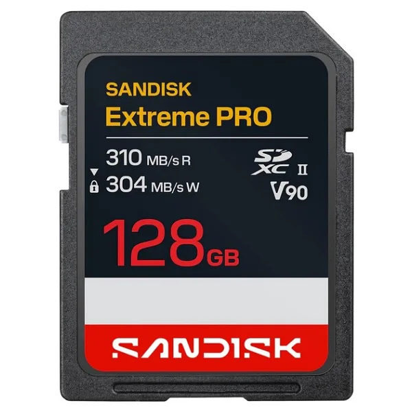 SanDisk Extreme PRO SDSDXDE-128G-GN4IN UHS-II V90 128 GB Hafıza Kartı