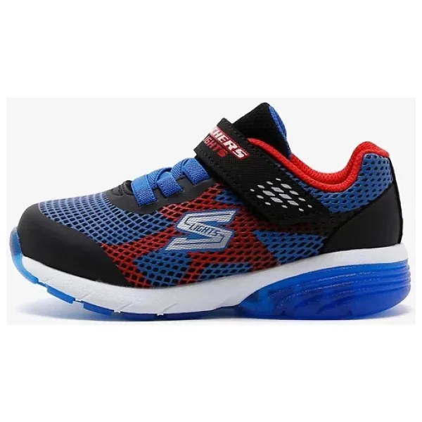 Skechers S Lights Sneaker Lastik ipli Bantlı Işıklı Mavi Erkek Çocuk Ayakkabı