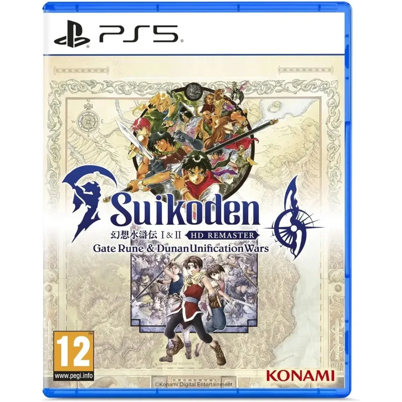 Suikoden I-II HD Remaster Gate Rune and Dunan Unification Wars PS5 Oyunu