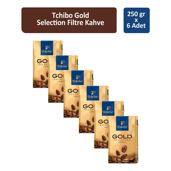 Tchibo Gold Selection Filtre Kahve 250 gr 6'lı