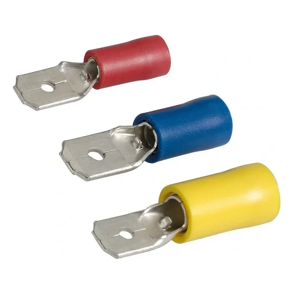 TFE - 5638 4.0-6.0mm2 İzoleli Erkek Faston Tip Kablo Ucu Sarı - 100 Adet
