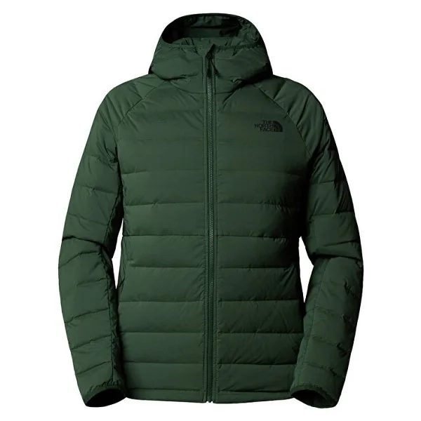 The North Face Belleview Stretch Down NF0A7UJEI0P1 Kapüşonlu Haki Erkek Şişme Mont