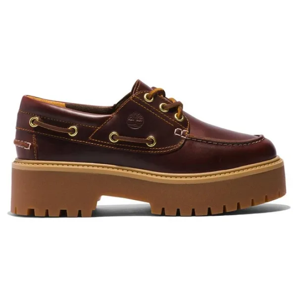 Timberland Stone Street TB0A2QDMD571 Bordo Kadın Tekne Ayakkabısı