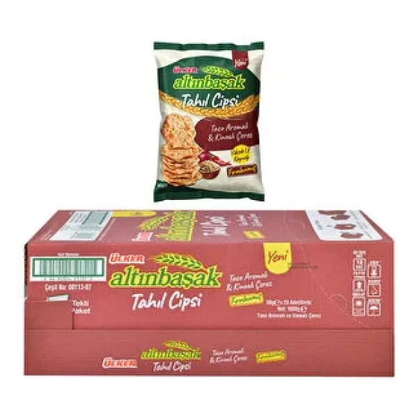 Ülker Altınbaşak Tahıl Cipsi Taco Aromalı Kinoalı 50 gr x 20 Adet