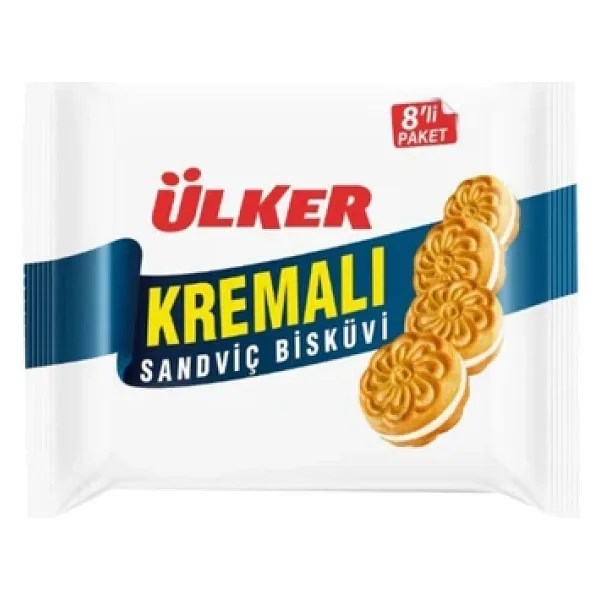 Ülker Kremalı Sandviç Bisküvi 8x61 gr