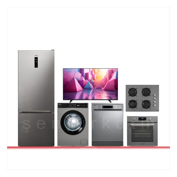 Vestel "Lüks Inox" Beyaz Eşya Seti Çeyiz Paketi