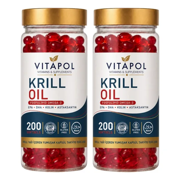 Vitapol Krill Oil 200 Kapsül 2'li