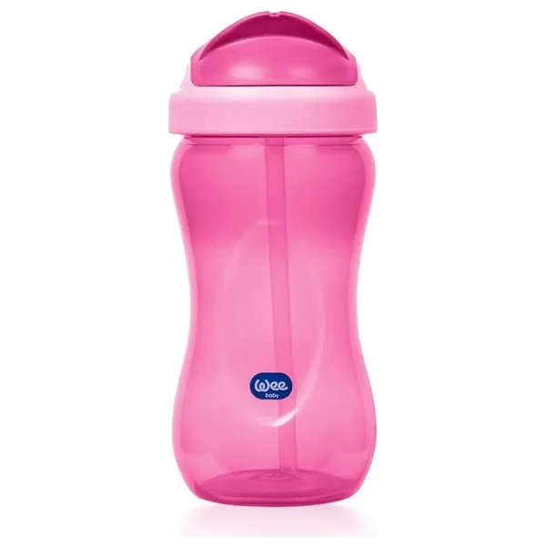 Wee Baby Pipetli Bardak 350 ml - PEMBE