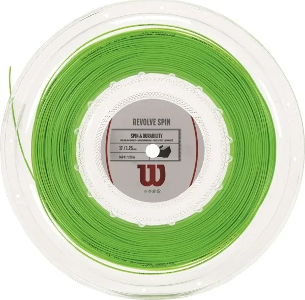 Wilson Revolve Spin 1.25 Yeşil 200m Rulo Kordaj