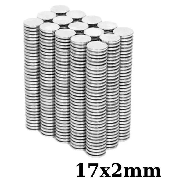 17x2mm Neodyum Güçlü Mıknatıs - Neodim Magnet