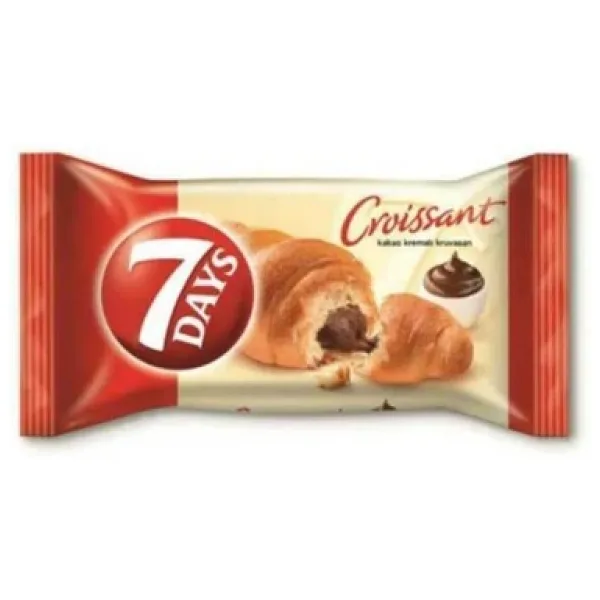 7 Days Kakao Kremalı 72 gr 24'lü Paket Kruvasan