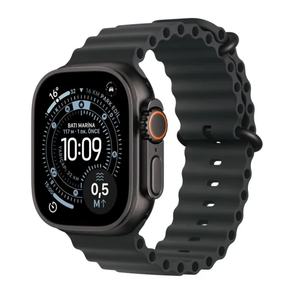 Apple Watch Ultra 3 GPS + Cellular 49mm Siyah Titanyum Kasa Akıllı Saat