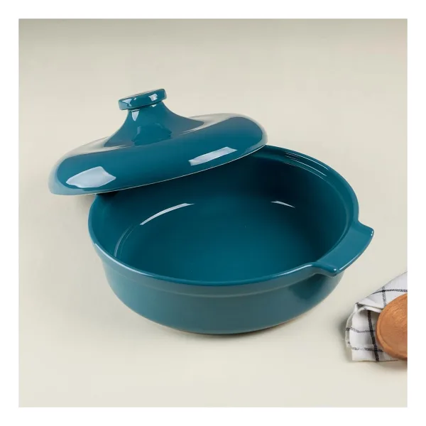 Aryıldız Elissa Yeşil 27 cm Kapaklı Fırın Kabı