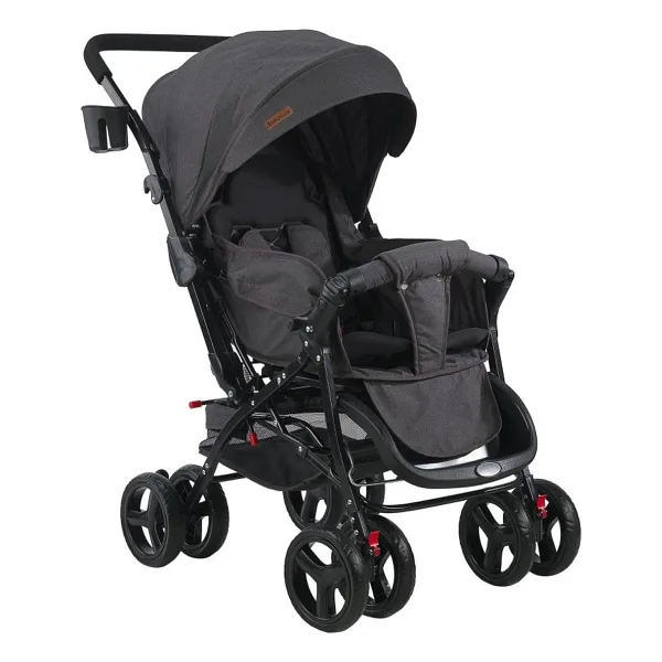 Babyhope 603 Siyah Çift Yönlü Bebek Arabası