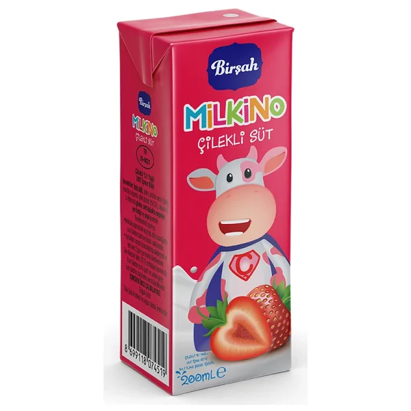 Birşah Milkino Çilekli Süt 200 ml
