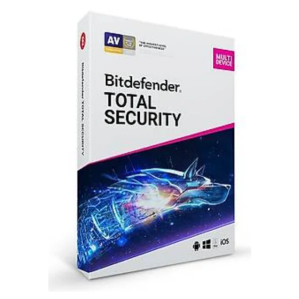 Bitdefender Total Security 5KULL. 1YIL Kutu