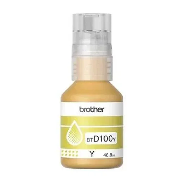 Brother BTD100Y Sarı Kartuş Mürekkebi