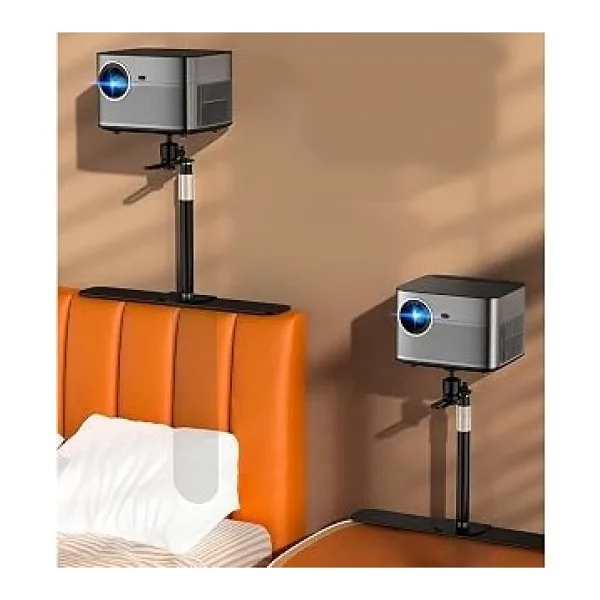 Coverzone Ayarlanabilir Projeksiyon Standı, 24 cm - 40 cm Yükseklik Uzatma, Çoğu Projektör, Telefon ve Kamera ile Uyumlu, Taşınabilir Tasarım, 360° Açı Ayarı, Yüksek Mukavemetli Alaşımlı Çelik TY11