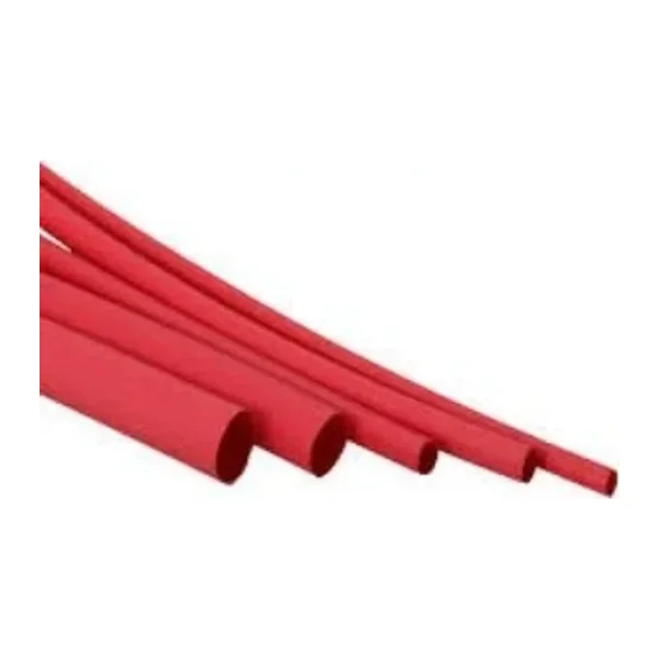 Daralan Makaron 3 mm Kırmızı 1 mt