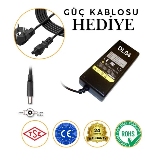 Dell Vostro 3550-S45F45 Laptop Adaptör Şarj Aleti