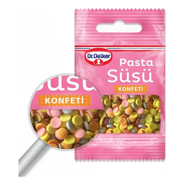Dr. Oetker Konfeti 10 gr Pasta Süsü