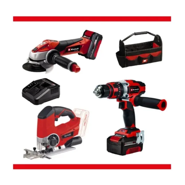 Einhell TE-TK 18 Li AG+CD+JS Tek Akülü Combo Set