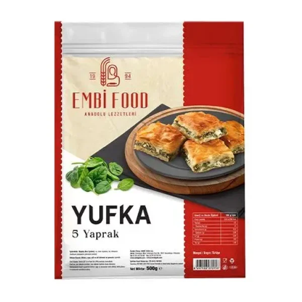 Embi Yufka 5 Adet 500 g