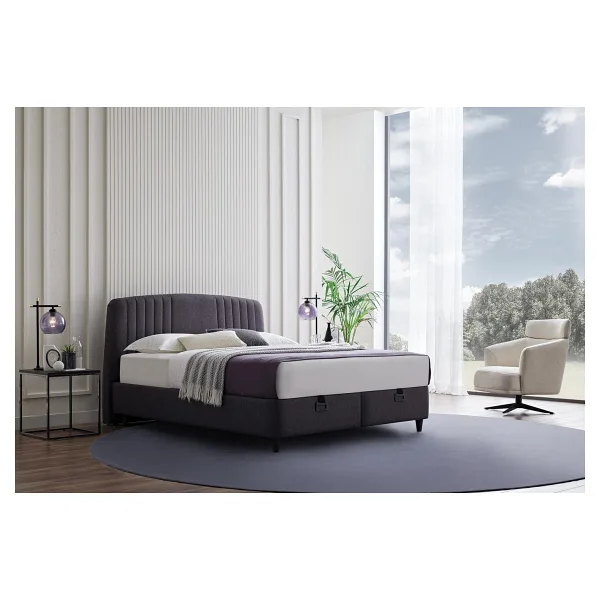 Enza Home Canto Silver Baza Başlık, 150x200 cm, 23506 Antrasit