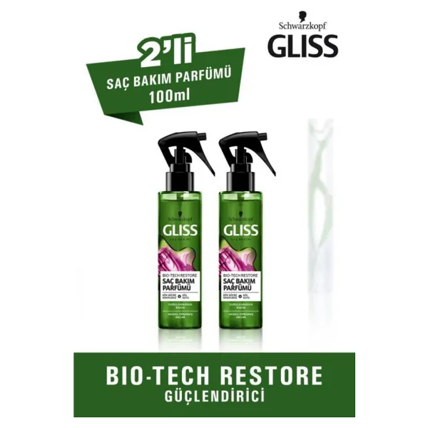 Gliss Bio-Tech 100 ml 2'li Saç Bakım Parfümü