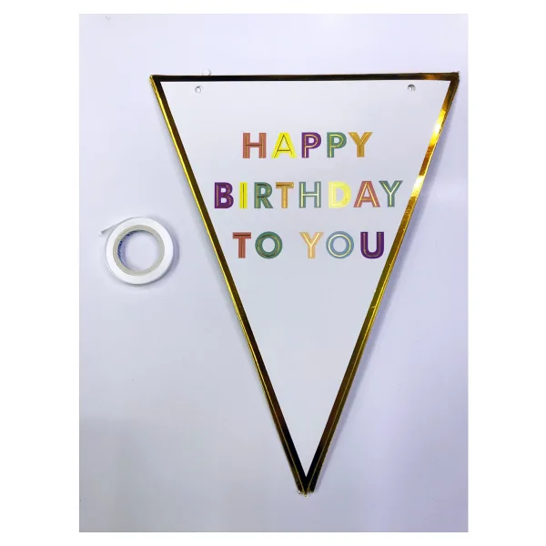 Happy Birthday To You Flama Bayrak Süsü