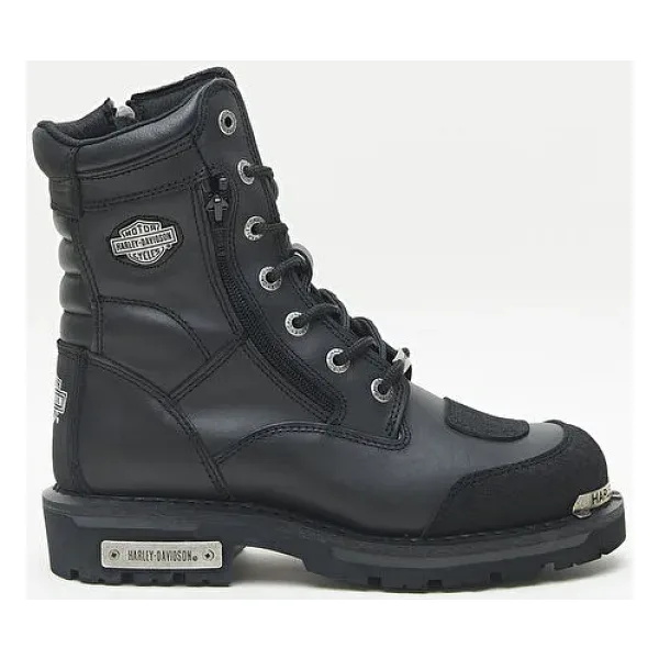 Harley Davidson Riddick 025M100552-B14-09 Siyah Erkek Deri Bot