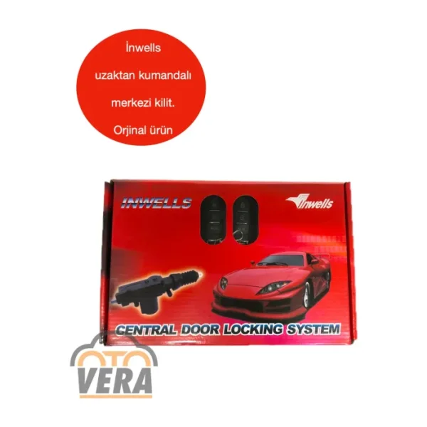 Inwells Kumandalı Beyinli Oto Merkezi Kilit Motoru Seti