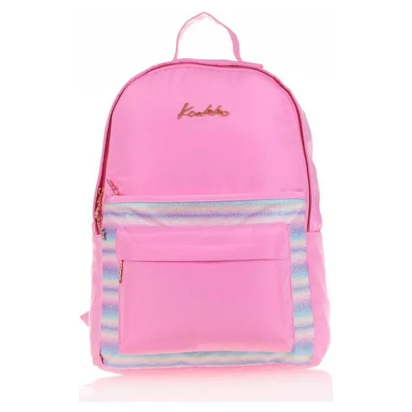 Kaukko K1536 Magical Simli Pembe Okul Sırt Çantası
