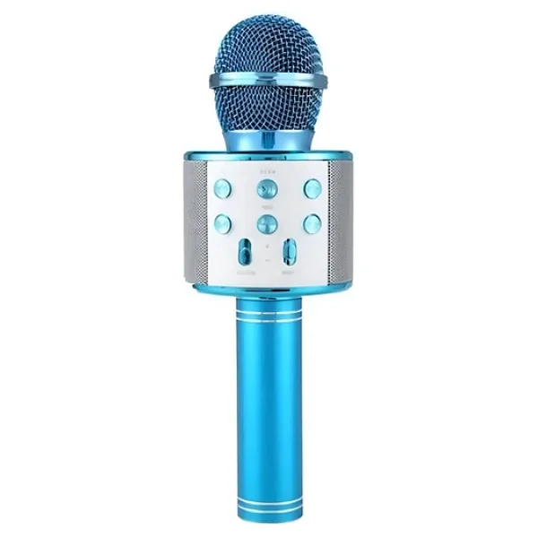 Kenko Karaoke Mikrofon Mavi Renk Bluetooth Hoparlör Hafıza Kartı Usb Aux Giriş Destekli Hadi Söyle Efsane