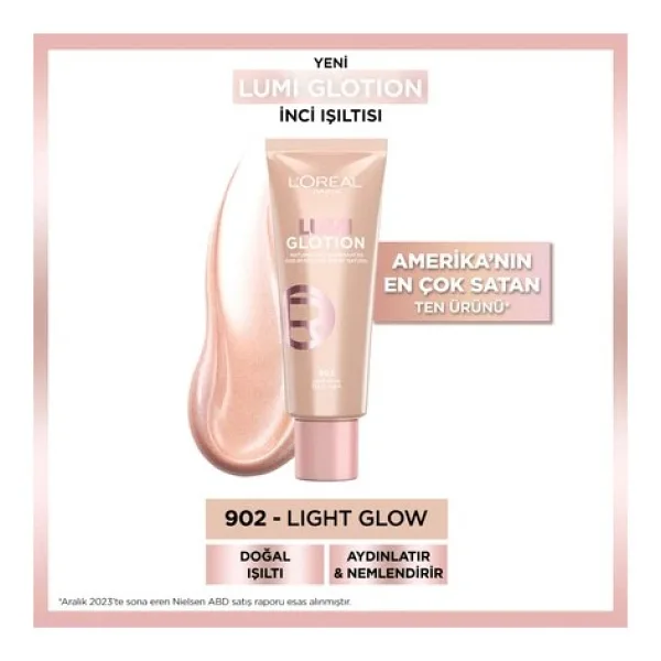 L'Oreal Paris Glotion All In One Doğal Işıltılı Veren Likit Highlighter