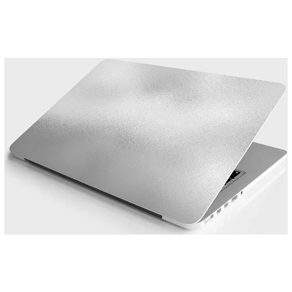 Laptop Sticker Notebook Pc Kaplama Etiketi Gümüş Doku