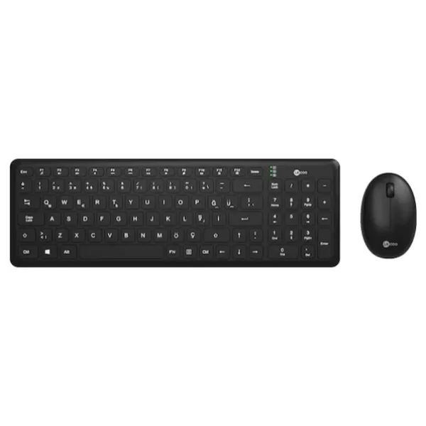 Lenovo lecoo KW204 Siyah Kablosuz Klavye Mouse Seti